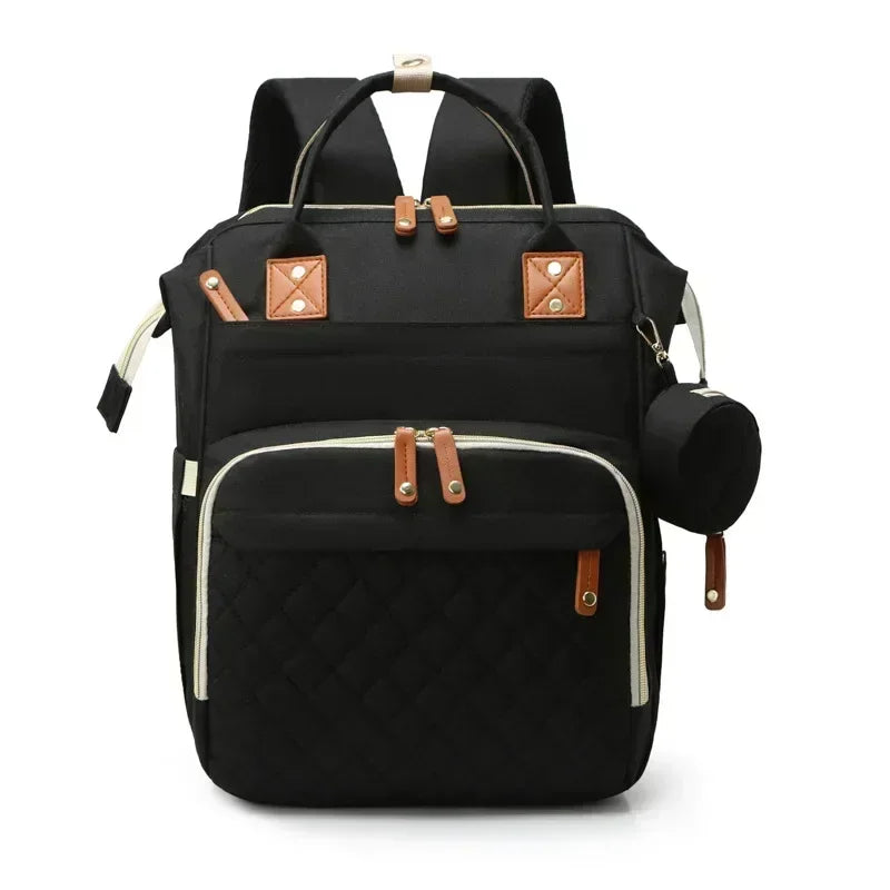 USB Mummy Bag Diaper Bag Baby Care Large Capacity Mom Backpack Mummy Maternity Wet Bags Waterproof Baby Pregnant Nappy Backpack