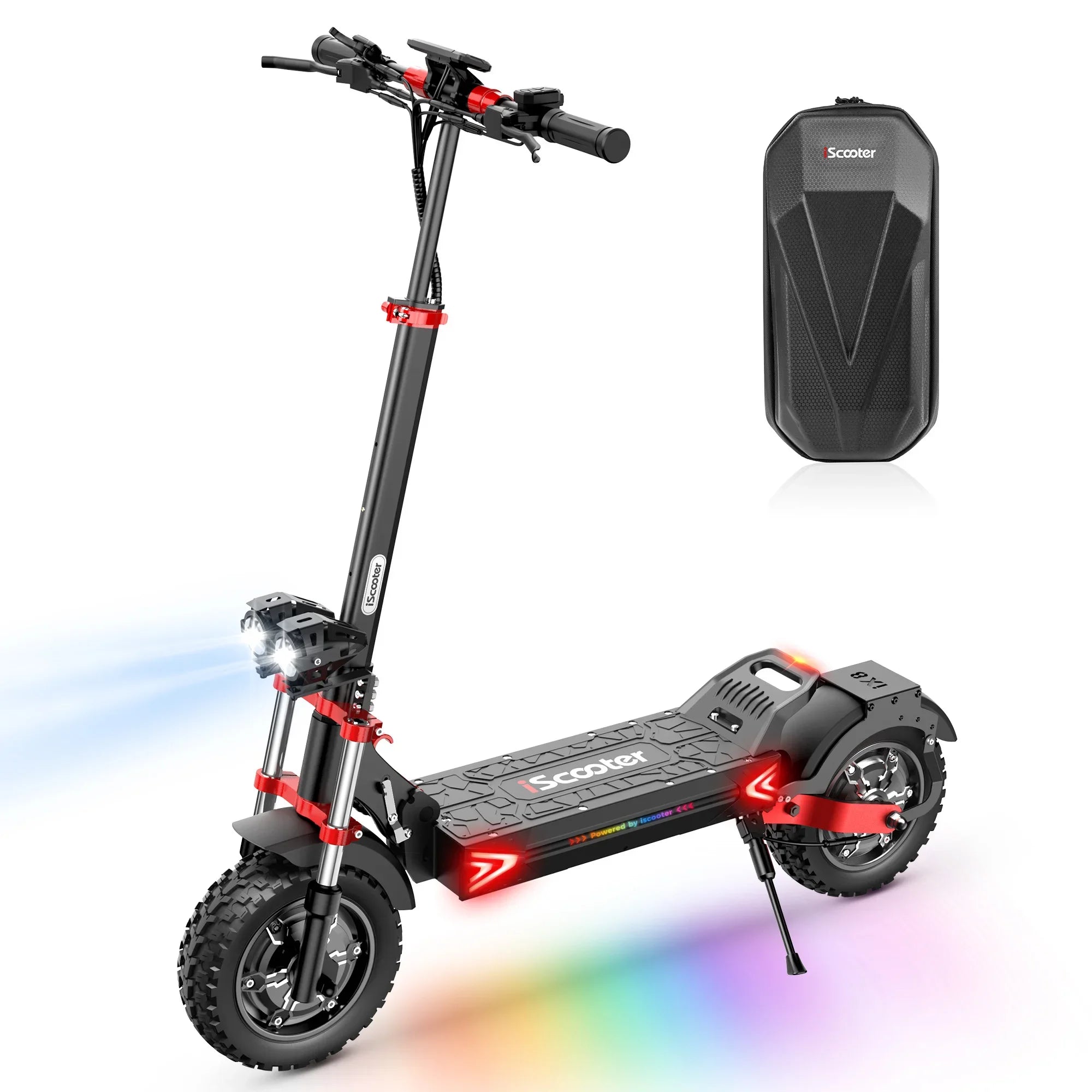iScooter iX8  Adult Electric Scooter 2400W  Motor 48V20Ah Battery 12  Inch Off Road Pneumatic Tires Foldable  E-scooter