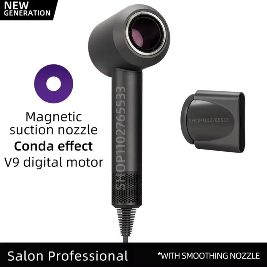 Ionic Hair Dryer 5 In 1 With Diffuser Professional Hair Care Appliances Women Salon Barber Leafless Hairdryer Super Hair Dryer