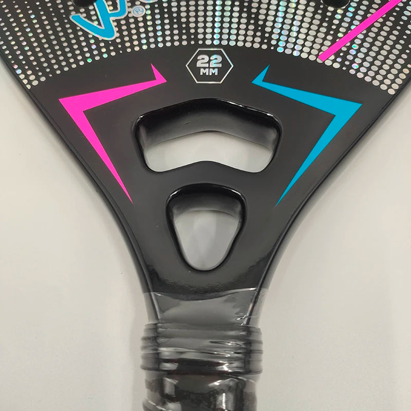 Camewin 3K Beach Tennis Racket Full Carbon Fiber Rough Surface Outdoor Sports Racket For Men Women Adult Tennis Racket The New