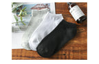 10/20/30Pairs Men's Socks Ankle Socks White Black Breathable Comfy Sweat-absorbing Boat Socks Unisex Casual Solid Short Socks