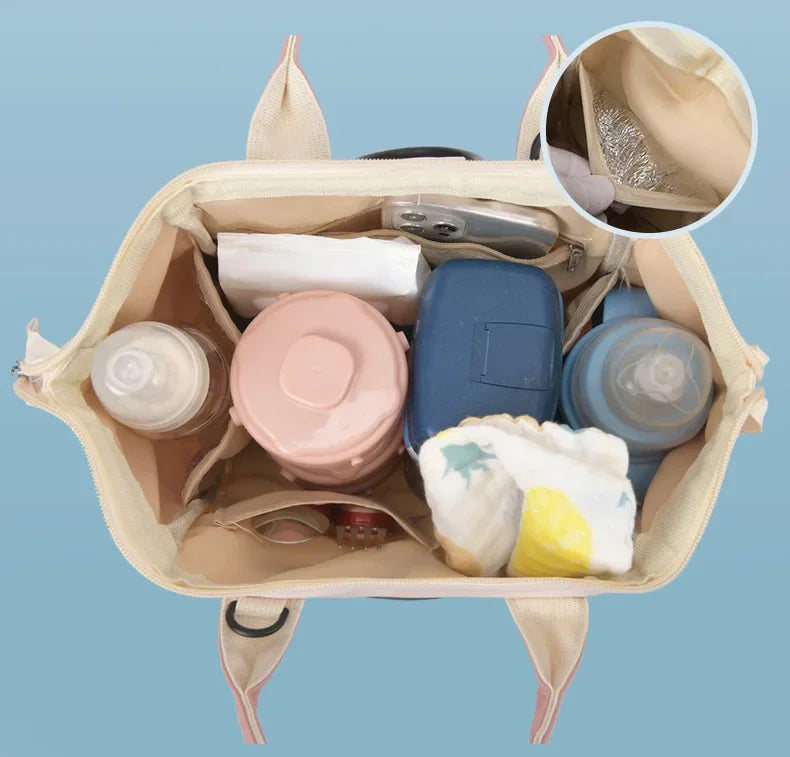 Waterproof Diaper Bag Large Capacity Mommy Travel Bag Multifunctional Maternity Mother Baby Stroller Bags Organizer Mummy Bag