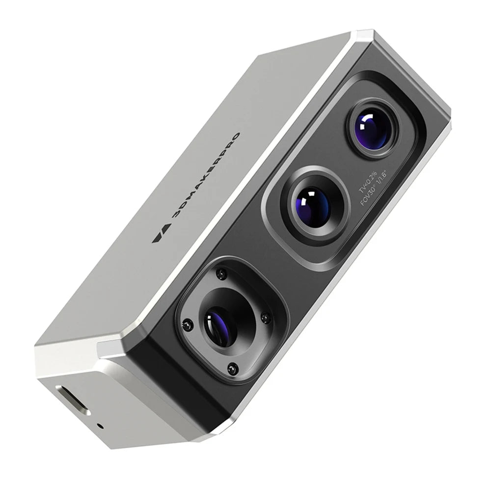 3DMakerpro Seal 3D Scanner, 0.05mm Resolution, 0.01mm Accuracy, 24-bit Color Capture, Anti-shake Lens, 5x More Detail Per Unit