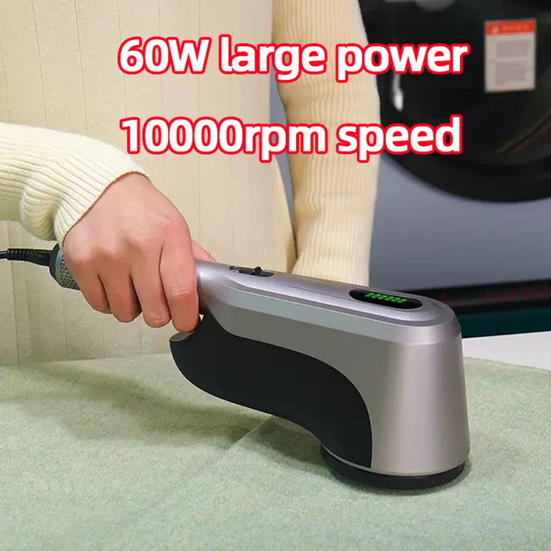 60W Commercial Lint Remover Spool Machine Professional Hairball Trimmer Clothes Electric Lint Remover Dry Cleaners Shaving Ball Main image