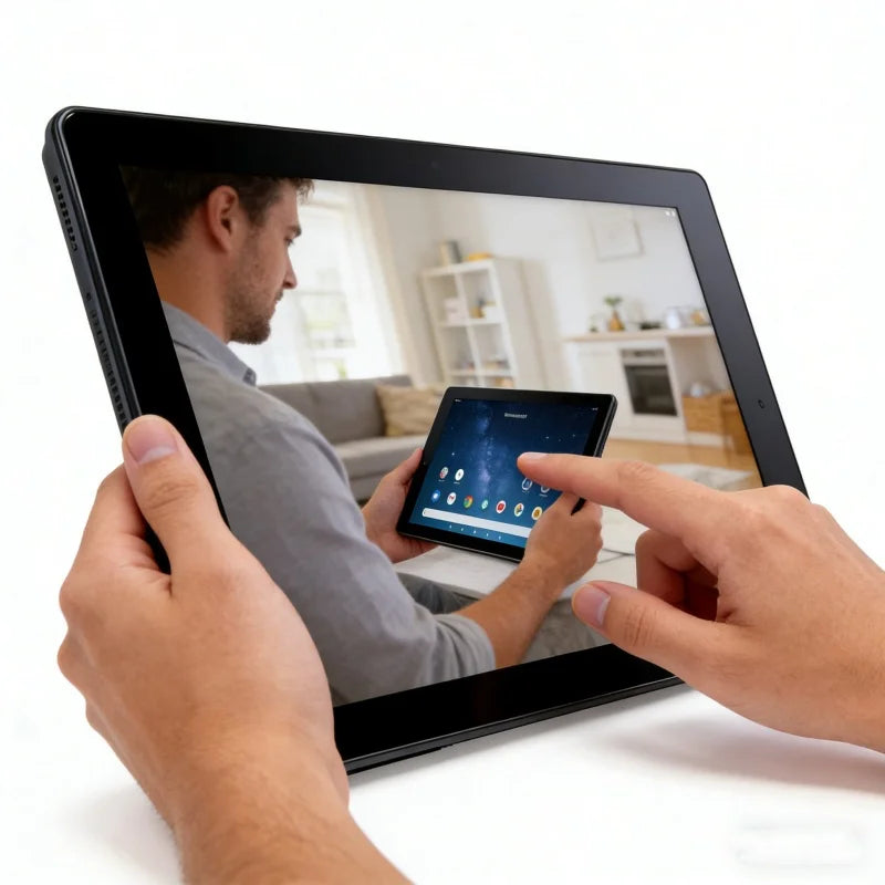 10.1 INCH RAM 2GB ROM 32GB V9 Android 9.0 Tablet PC CPU MT8167  (Quad core,2M cache) Processor Dual Camera WIFI DC Charge