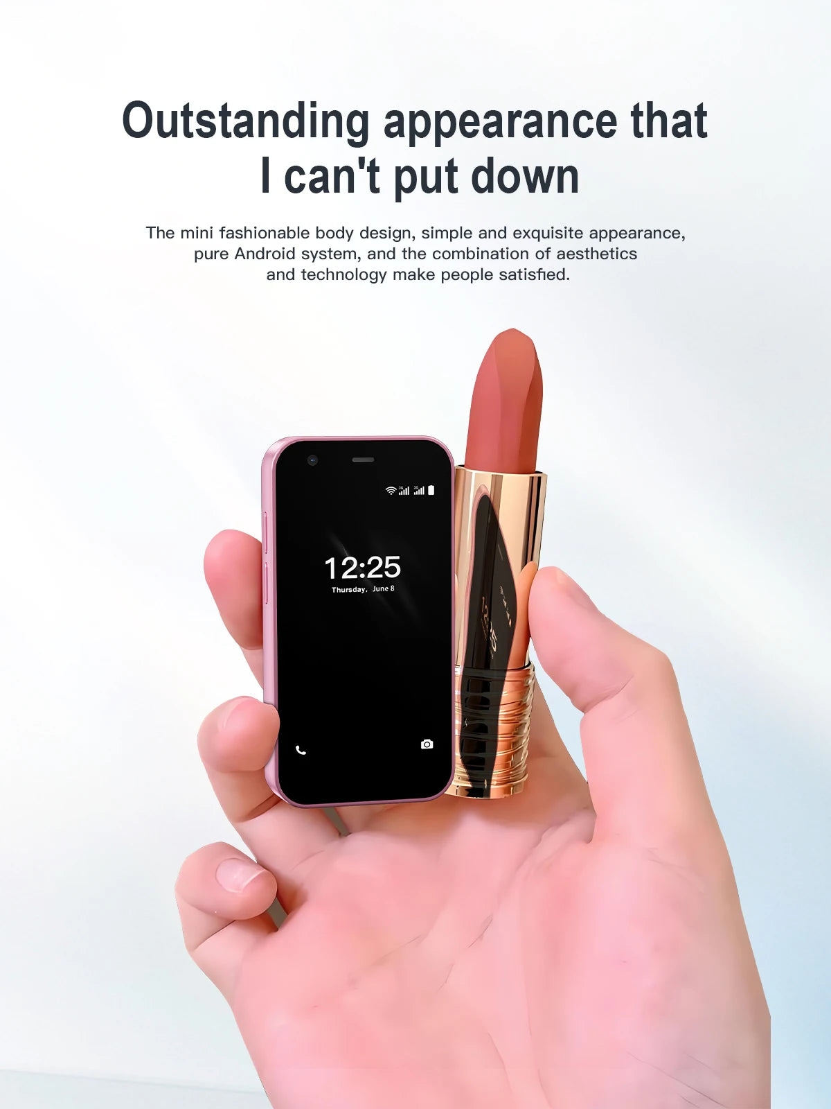 SERVO 15SE Super Mini Smartphone Android System 2GB+16GB Play Store Wifi Dual SIM 3.0" Small Pocket Cheap Smart Phones 3G WCDMA