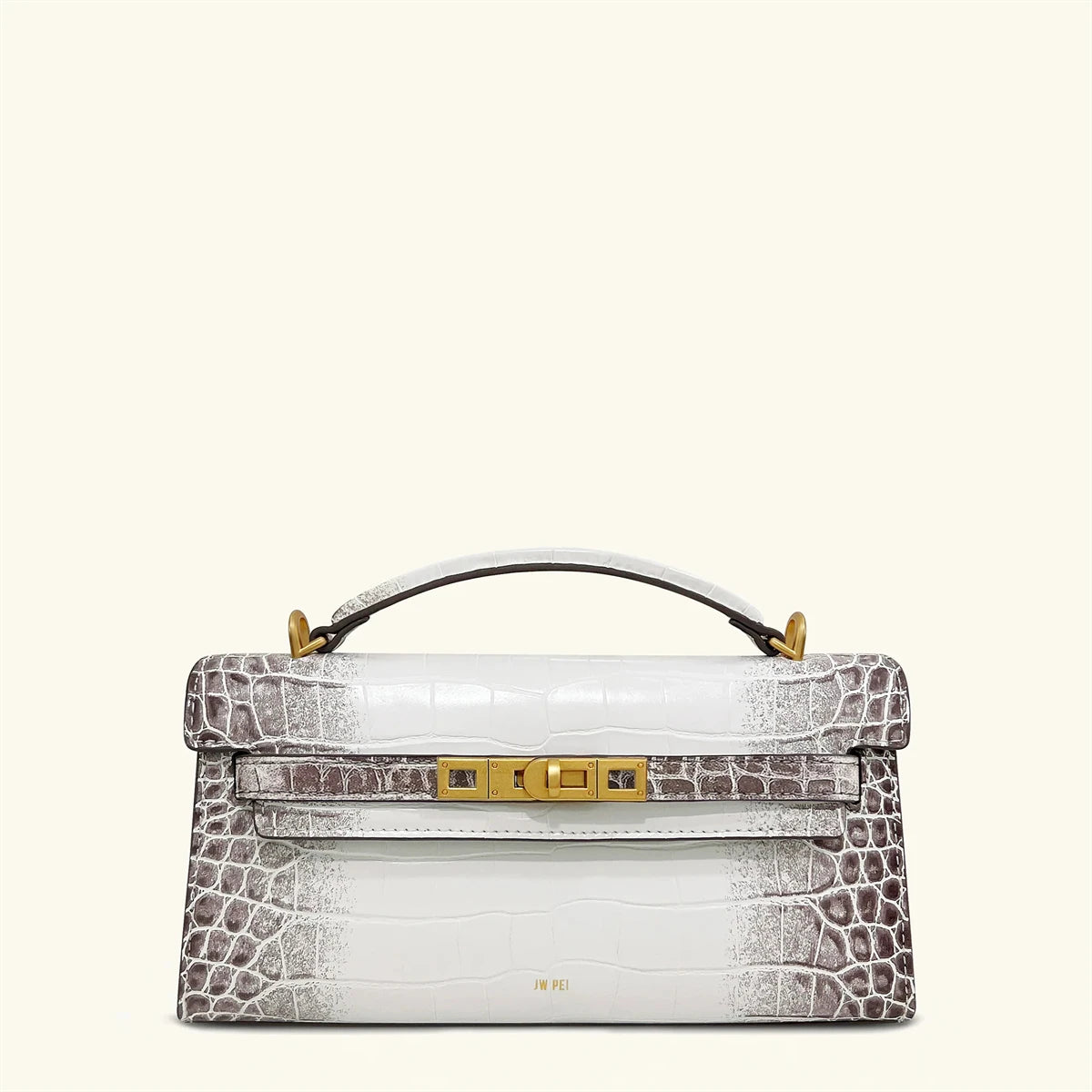 Luxury Leather and Woven Handbag with Vintage Metal Buckle, Elegant Short Handle, Stylish Women’s Tote for Evening & Daily Use