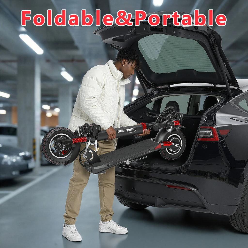 Electric Scooter 800W Motor 48V13AH Battery Send Removable Seat E-Scooter Adult 10" Tire City Commuter All-Terrain Fold Scooters