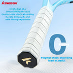 Kawasaki Light Tennis Rackets Set Carbon Composite Racquet Set KD1&PD1 Beginner Professional Shooting Men and Women Training Set