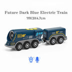 Battery Operated Locomotive Pay Train Set Fit for Wooden Railway Track Powerful Engine Bullet Electric Train for Boys Girls Gift