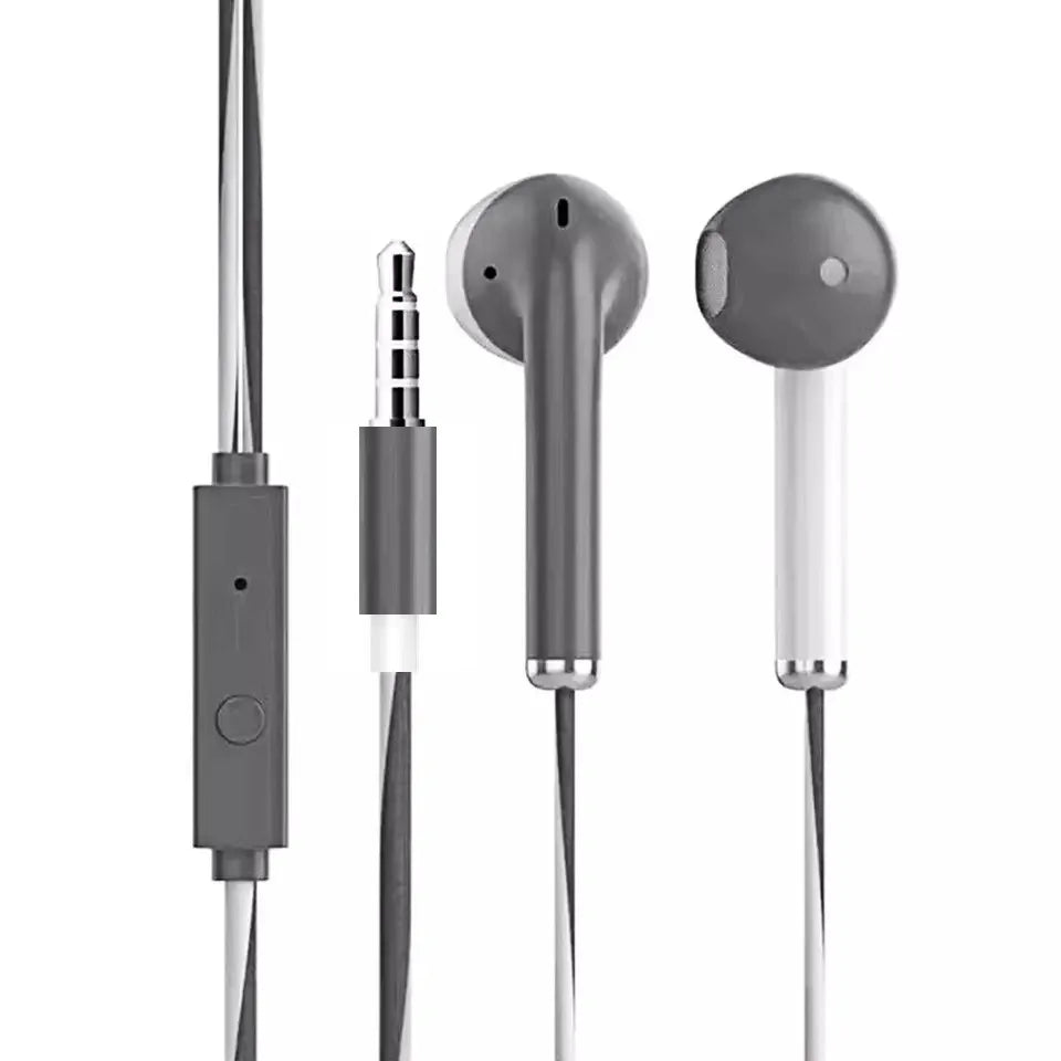 3.5mm Wired Headphones With Bass Earbuds Stereo Earphone Music Sport Gaming Headset With mic For Xiaomi IPhone Huawei Samsung