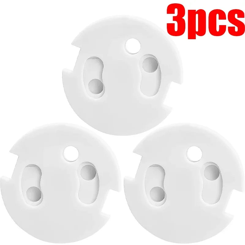 White Electrical Safety Socket Protective Covers Baby Care Clear Anti-electric Shock Infant Plug Power Outlet Guard Protection