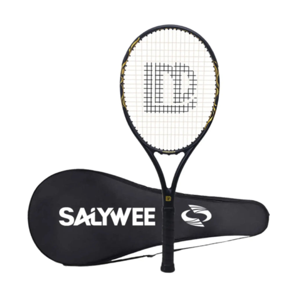 Tennis Racket for Adults Shockproof Professional Tennis Racquet with Carry Bag for Park Garden Backyard Beach Recreational