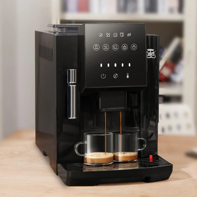 Direct Sale Super Smart Large HD Touch Screen Q007S Fully Automatic Coffee Machine Bean to Cup Caldoo Coffee Maker Machine Main image