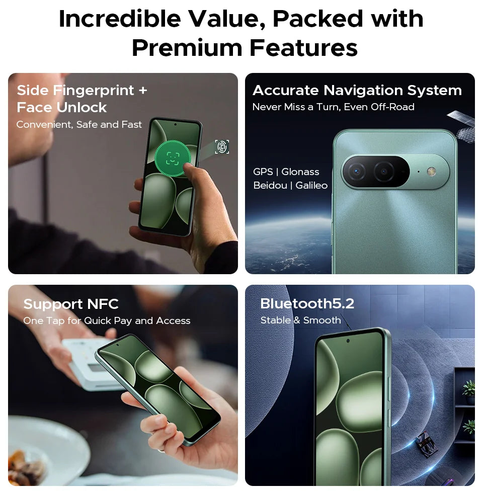 World Premiere DOOGEE B10 Smartphone 7600mAh Battery 6GB 256GB 6.6'' Display 64MP AI Camera Gemini AI Android 16 Mobile Phone