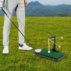 Golf Swing Trainer - Golf Training Equipment With Adjustable Height - Golf Swing Practice Mat Training Aid For Indoor Outdoor