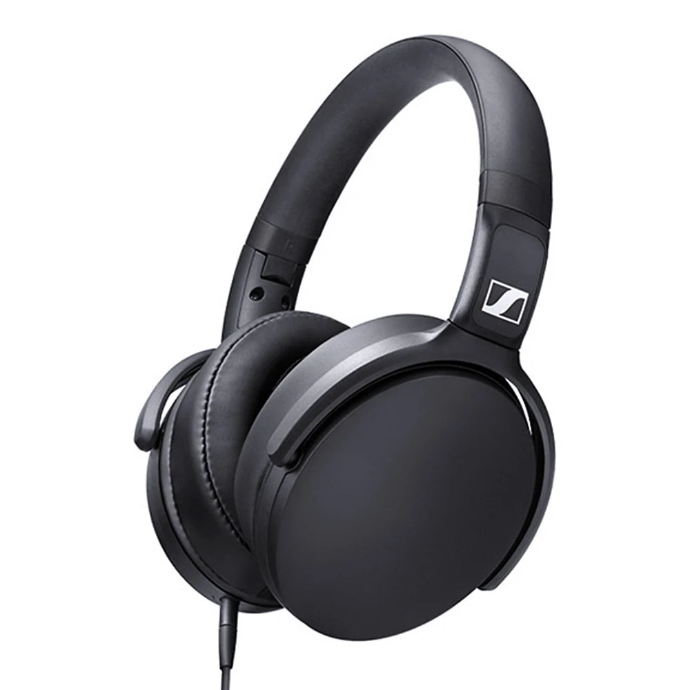 Sennheiser HD 400S Wired Headphones Over Ear HiFi Stereo Bass Noise Isolating Headset with Mic for Smartphone PC Laptop Music