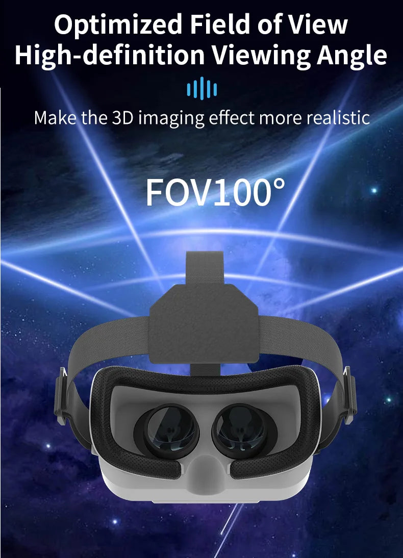 Shinecon VR Glasses 3D Headset Virtual Reality Device Helmet Goggles Lenses Mobile Smartphone Smart Phone Cell Realidade Viar VR