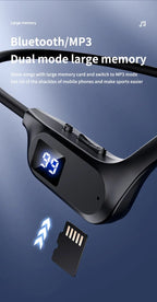 OnePlus Wireless Bone Conduction Headphones Bluetooth  Earphone Sport Swimming Bluetooth Compatible Headphone Hand-free With Mic