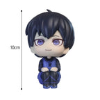 BLUE LOCK Action Figures Isagi Yoichi Bachira Meguru Anime Figure Q Version Figurine Collectible Model Children Toys Doll Gifts