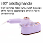 Handheld Vertical Garment Steamer Mini Travel Clothes Ironing Machine Fast-Heat Travelling Fabric Steam Iron Wet Cleaning Brush
