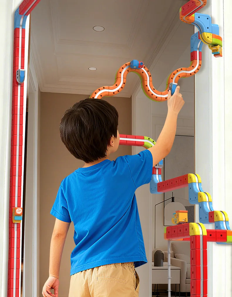 Magnetic Bullet Train Set For Kids With Electric Locomotive Diy Track Building Blocks Stem Educational Construction Toy Birthday