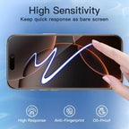 1/3/5 PCS Anti Spy Tempered Glass For iPhone 17 16 15 Pro Max Privacy Screen Protector iPhone 16 Front Film iPhone 15 14 Plus verre trempe iphone 17 16e 14 13 12 11 Privacy Film