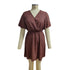 2024 Europe and the United States spring and summer new women's dress print V-neck short-sleeved casual loose dress women