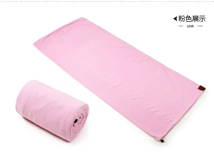 Portable Ultra-light Polar Fleece Sleeping Bag Outdoor Camping Tent Bed Travel Warm Sleeping Bag Liner Camping Sport Accessories
