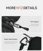 ReeYee N12 Passport Holder Wallet, Travel Organizer for Cards Tickets, Water-Resistant Scratch-Resistant Essential Wallet Pouch
