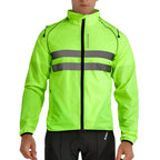 WOSAWE Cycling Windbreaker Men Packable Windproof Reflevtive Jacket Running Biking Hiking Riding Wind Coat MTB Bicycle Jersey