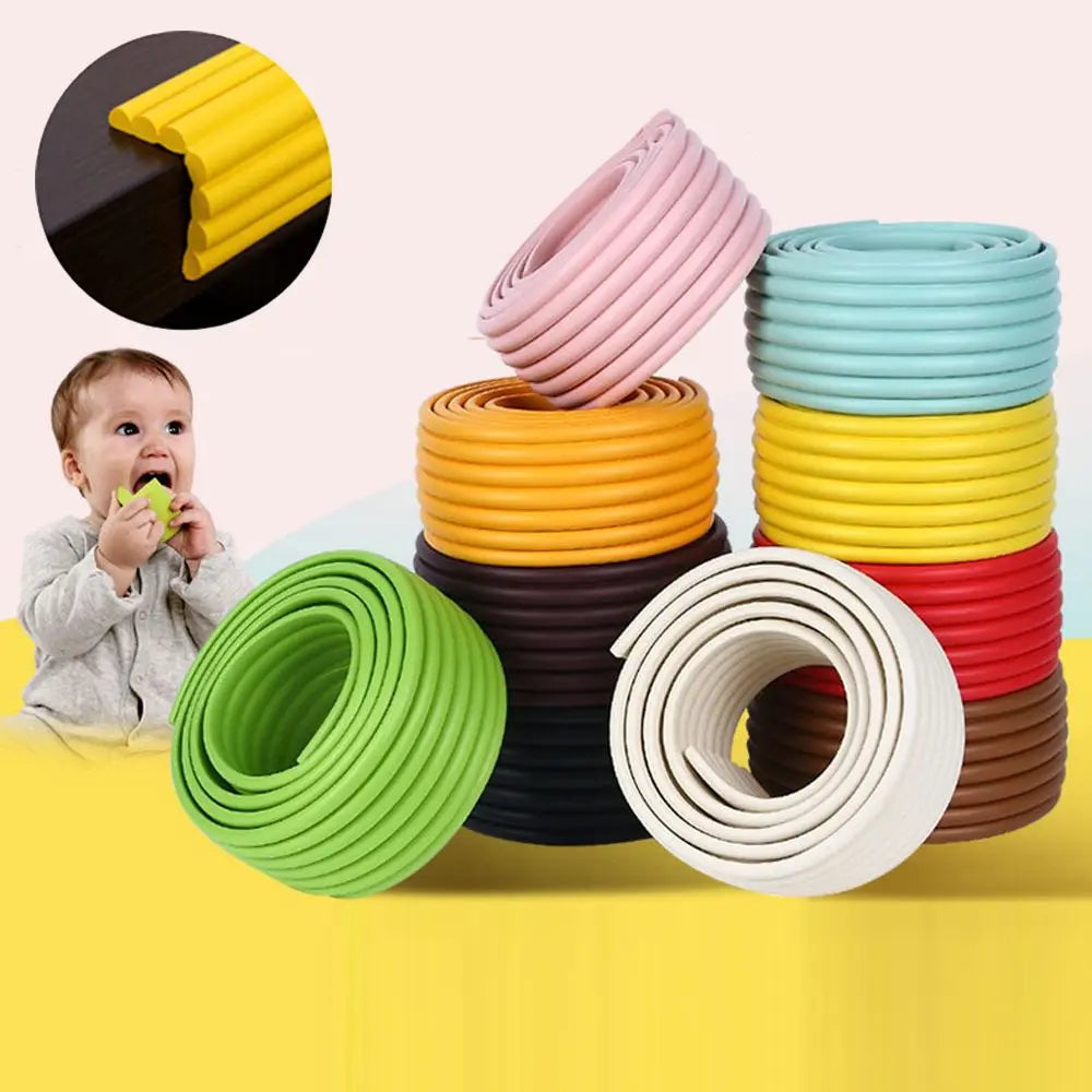 2M Baby Safety Protection Strip Table Corner Protector Desk Edge Guard Strip Furniture Corners Children Safety Foam Protection