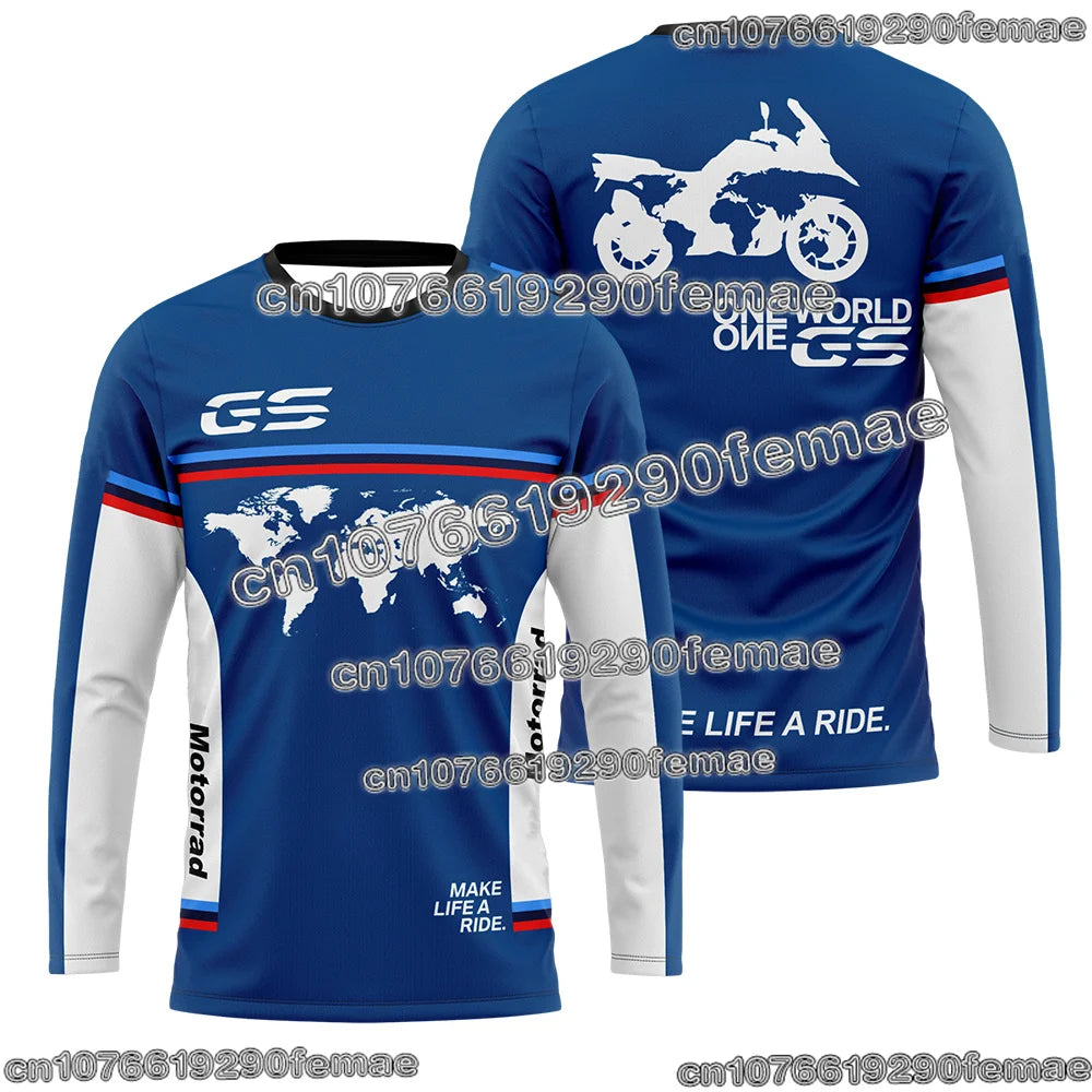 Hot Sale GS Adventure Motorrad Commemorative T Shirt Outdoor Motorcycle Riding Comfortable Top For Adventure Bike Lovers Main image