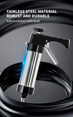 Stainless Steel Cookie gun Cake Cream Decorating Gun Cookie Making Machine Nozzles Mold Pastry Syringe Extruder Baking Tools