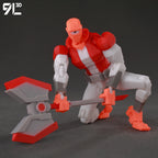 9L3D Superhero Team Invincible Boy Heroes Action Figure Lucky13 Dummy13 Multi-Colored T13 Multi-Jointed Collectible Toys Titan13