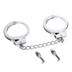 DUTRIEUX Stainless Steel Handcuffs Adjustable Fetish Restraints BDSM Bondage Alloy Lock Hand Ankle Cuffs Set Sex Toys For Couple