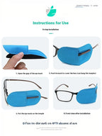6Pcs Eye Patch Amblyopia Eyeglasses Patches Eyeshade Kid Strabismus Vision Care For Girl Boy Eye Pad