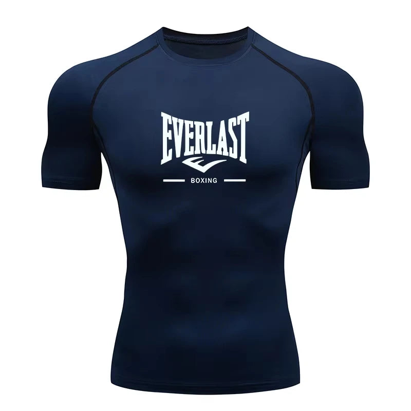New Men's Compression Running T-Shirt Short Sleeve Gym Fitness Workout Sportswear ZY00139