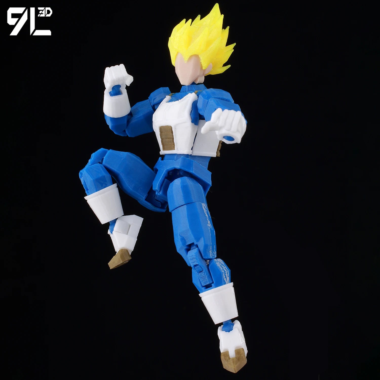 9L3D Printed Dragon Ball Son Goku Vegeta Beerus Frieza Anime Lucky13 Dummy13 Titan13 Action Figures Multi-Jointed Movable Toys