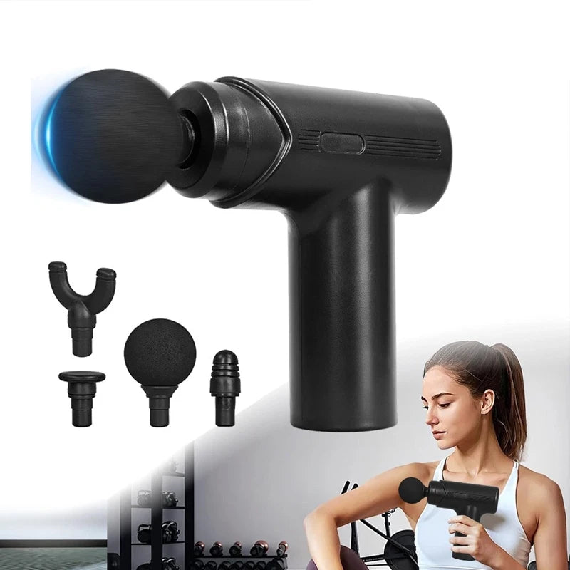 2026 High-Power Muscle Relaxer - Rechargeable Deep Tissue Massage Gun With 4 Heads For Full Body Relief,Ultimate Muscle Recovery Main image