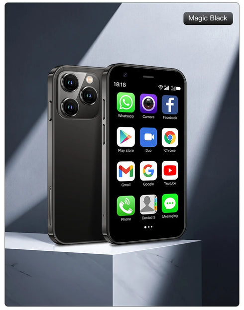 SERVO 15SE Mini Smartphone 3G WCDMA Android System WiFi Hotspot Play Store 3.0" Display Small Palm Smart Phones Dual SIM Standby