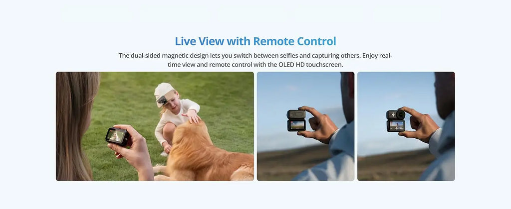 DJI Osmo Nano Bundle Standard 128G / 64GB Petite Camera Vlog 4K/60fps & 143 ° Wide FOV All-New 1/1.3 "Sensor Dual DJI Microphones New Original