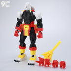 9L3D Superhero Team Invincible Boy Heroes Action Figure Lucky13 Dummy13 Multi-Colored T13 Multi-Jointed Collectible Toys Titan13