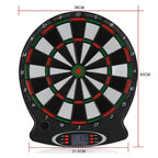 Professional Electronic Hanging Dartboard with LCD Scoring Indicator, 6 Darts Included, Home Bar Party Game Set
