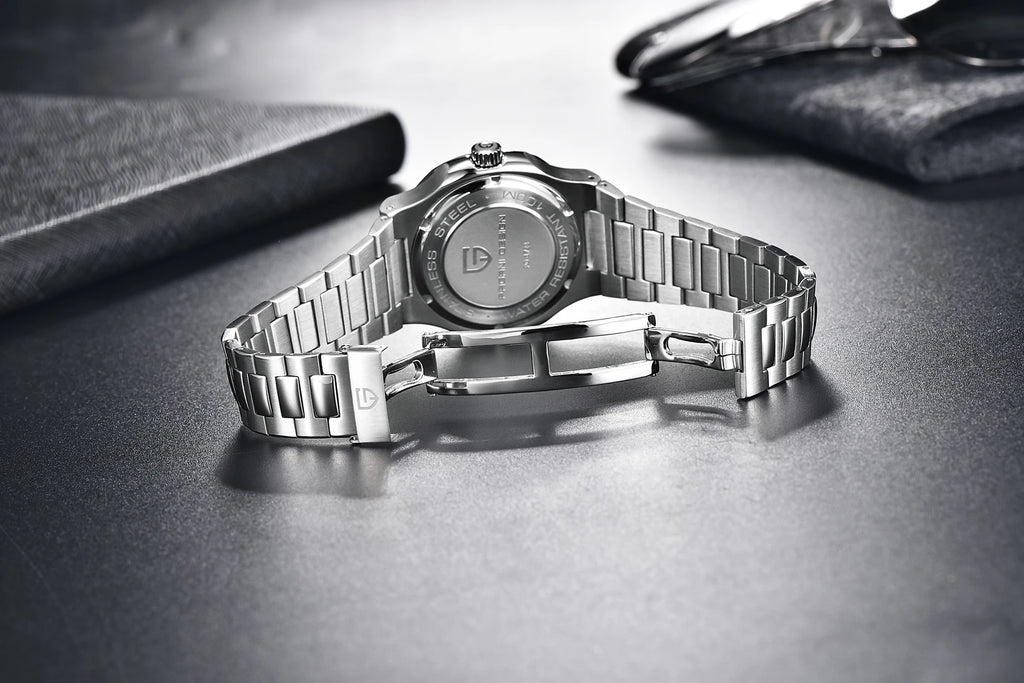 PAGANI DESIGN New Sporty Elegance Mechanical Watch Sapphire Seagull ST16 Movt Man watch Stainless Steel Luminous Men's Watches