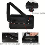 New Portable Mini Golf Club Bag Outdoor Practice Training Portable Storage Lightweight Shoulder Bag Crossbody Club Bag Unisex