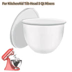 Silicone Bowl Liner with Lid for KitchenAid Tilt-Head 5 Qt Mixers