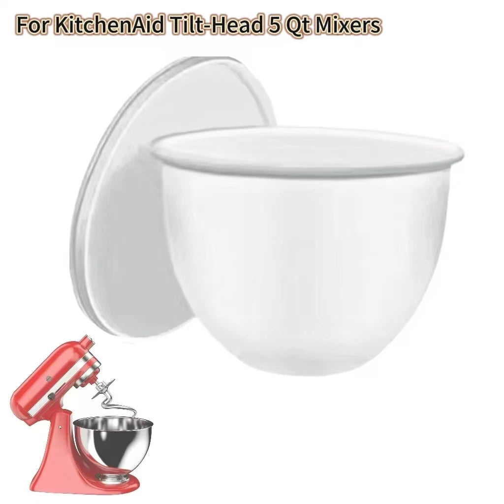 Silicone Bowl Liner with Lid for KitchenAid Tilt-Head 5 Qt Mixers