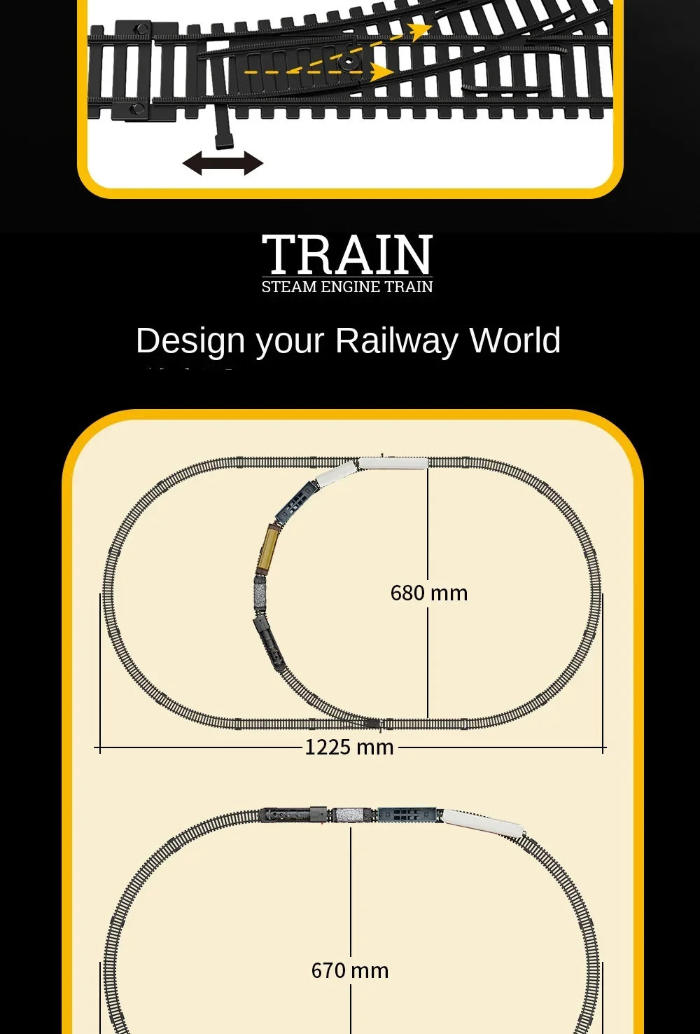 Kids Retro Electric Steam Train Rail Toys Classical Railway Freight Train High-Speed Tracks Train Model Boys Toys Christmas Gift