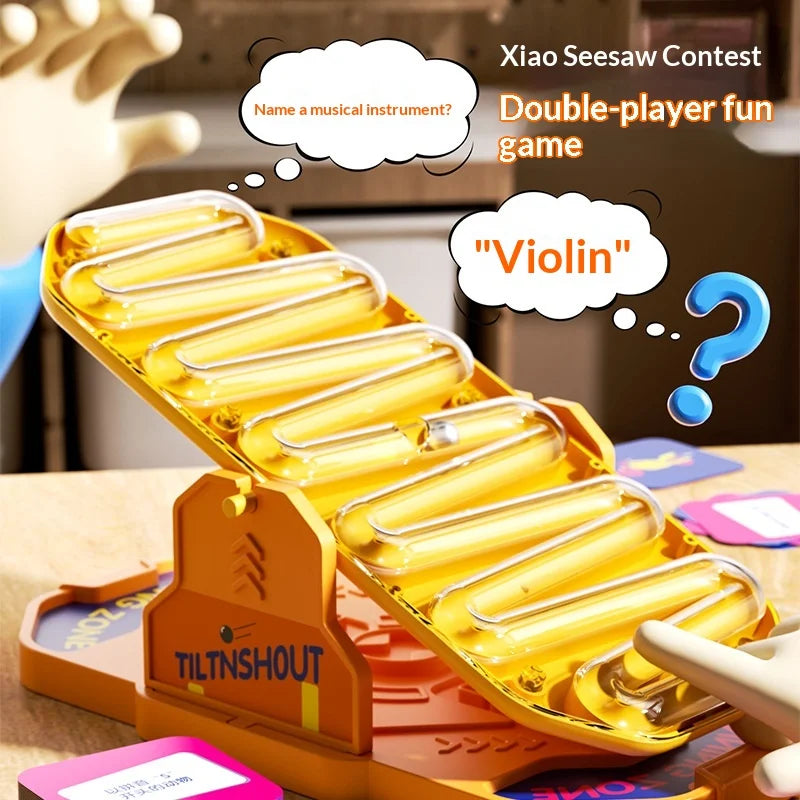 TILT N SHOUT: A Family Edition of the Best-Selling Tilt-and-Shout Board Game with Competitive Question-and-Answer Gameplay